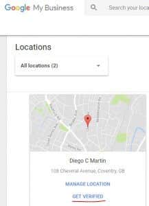verificar la ubicación en google my business