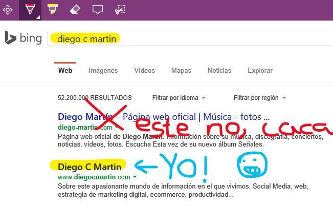 Herramienta de notas en Edge - Windows 10 - Diego C Martin
