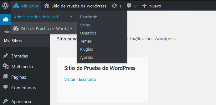WordPress Multi Sitios 